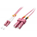 Lindy 46362 fibre optic cable 3 m LC SC OM4 Pink