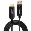 Lindy 20m Fibre Optic Hybrid DP 1.2 to HDMI 18G Cable