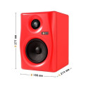 Monkey Banana Lemur5 loudspeaker 2-way Red Wired 110 W