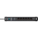 Brennenstuhl 1951160606 power extension 3 m 6 AC outlet(s) Indoor Black