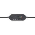 Manhattan Mono Over-Ear Headset (USB) (Clearance Pricing), Microphone Boom (padded), Retail Box Pack