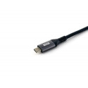 Equip USB 2.0 C to C 90° angled Cable, M/M, 2.0m, 100W with Emark chispet