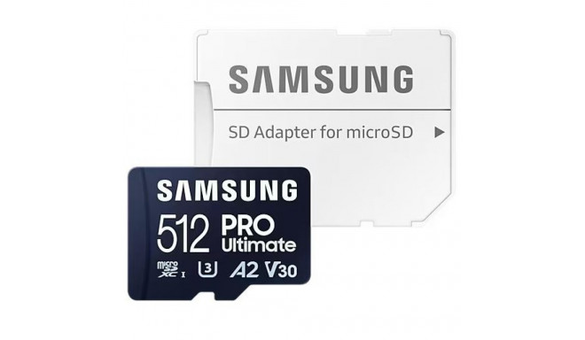 Memory card microSD MB-MY512SA/WW Pro Ultimate 512GB + Adapter