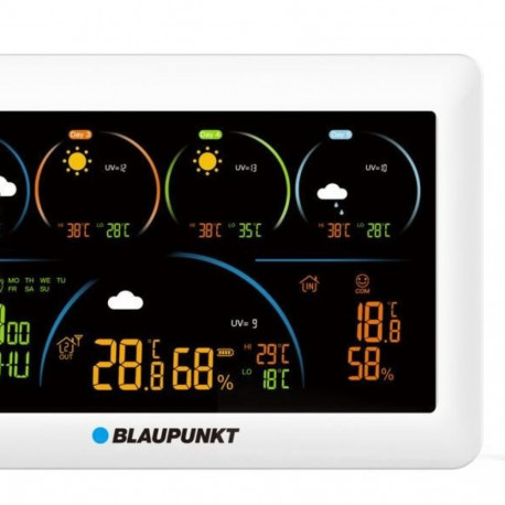 The Blaupunkt WS50WH is a standalone weather station and does not have a de