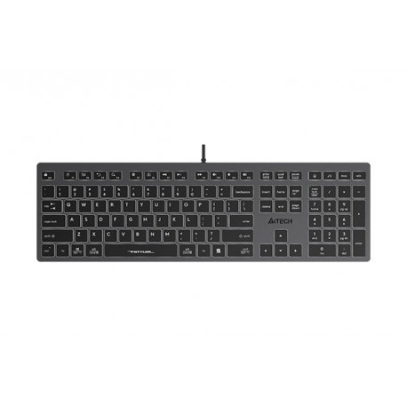The A4Tech FStyler FX60H is a sleek, low-profile wired keyboard designed for produc