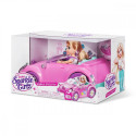 Dolls playset 10.5 inches Pink Cabriolet