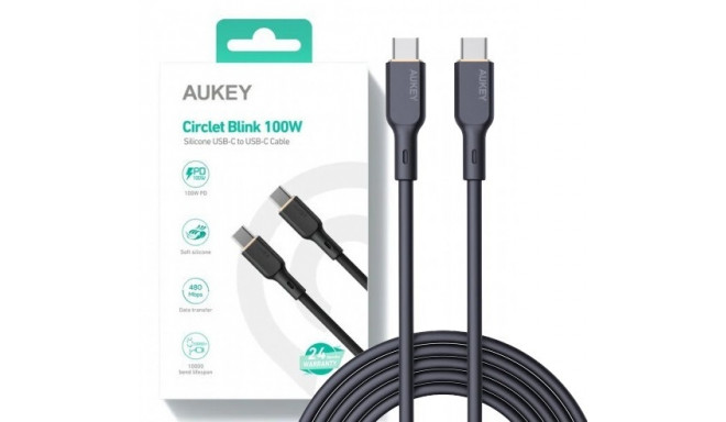 AUKEY CB-SCC102 Silicon Cable USB C - USB C 1.8