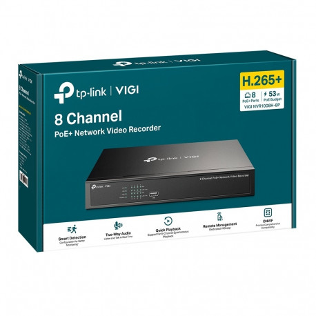 TP-Link VIGI NVR1008H-8 P 8-kanaliline videosalvesti