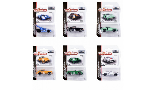 Majorette Porsche Premium Cars vehicle 6 types mix