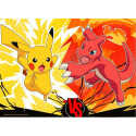 Puzzle 4x100 elementów Pokemon