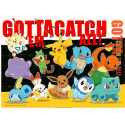 Puzzle 4x100 elementów Pokemon