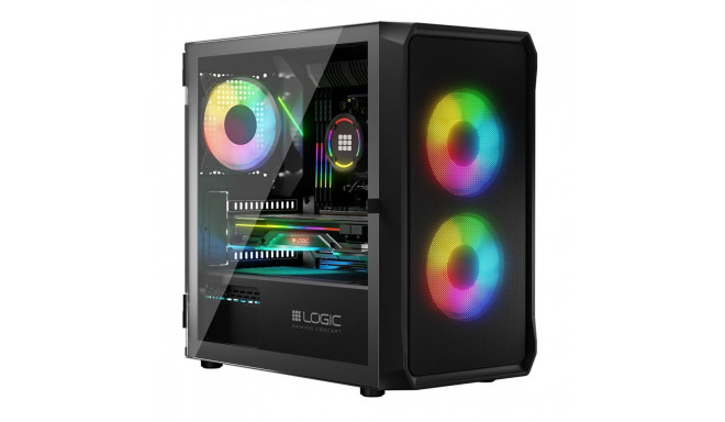 Computer case PORTOS ARGB MINI Black