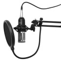 Studio and streaming microphone MT397S silver