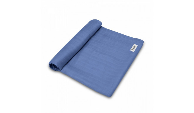 Lionelo Bamboo Swaddle Blue Denim - swaddle for baby