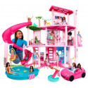 Barbie Dreamhouse, 75+ Pieces, Pool Party Doll House with 3 Story Slide