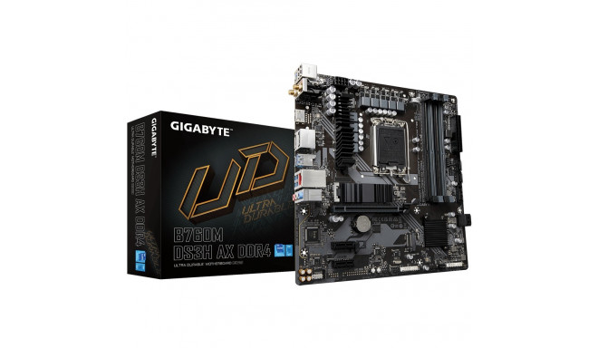 Gigabyte emaplaat B760M DS3H AX DDR4 s1700 4DDR4 HDMI mATX