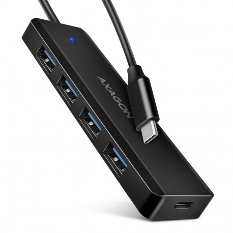 4-pordiline USB-jaotur HUE-C1C USB 5Gbps 19cm USB-C kaabel