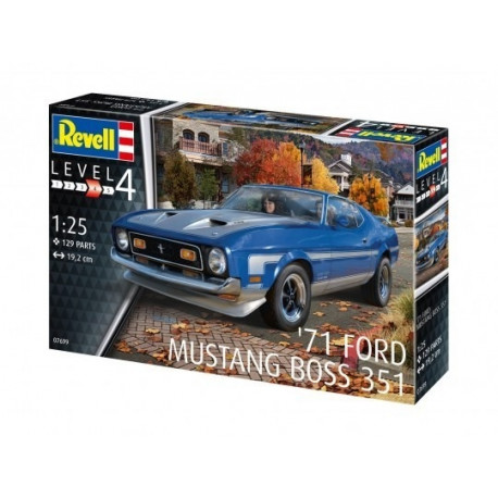 Revell mudelauto 71 Ford Mustang Boss 351 1/25