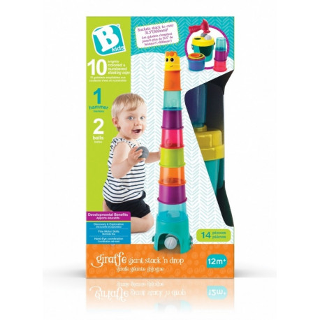 The B-Kids Giraffe Tower XL (also known as the Giant Giraffe Stacker