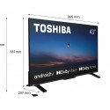 TV LED 43 inches 43UA2363DG