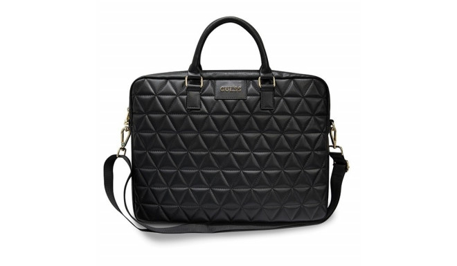 Notebook bag 16 inches Quilted GUCB15QLKB black