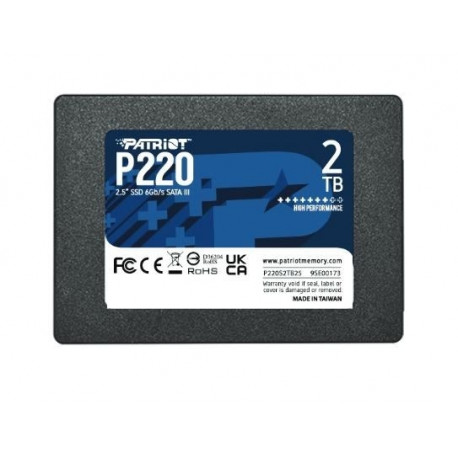 SSD-ketas P220 2TB 2,5" 550/500MB/s SATA III