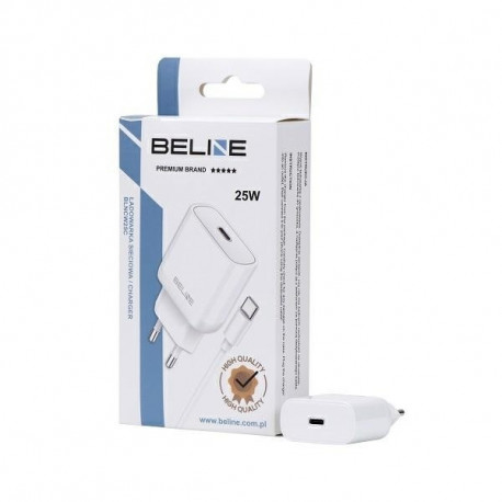 25W USB-C Power Adapter with USB-C Cable - White