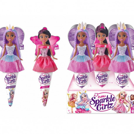 Doll 10.5 inch Princess and Unicorns cartoon 12 pcs