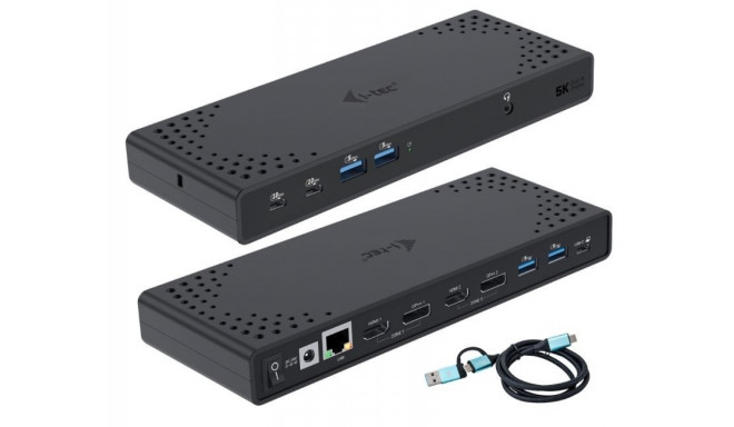Docking Station USB 3.0 / USB-C / Thunderbolt 3 Dual Display Gen2 + Power Delivery 100W