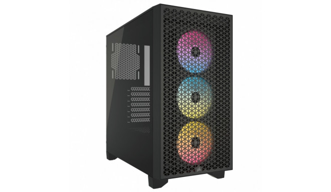 Case 3000D Airflow RGB TG Mid-Tower Black