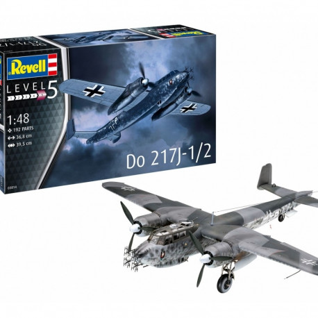 Plastic model Plan DO 217J 1/2 1/48