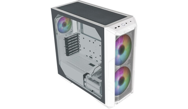 PC Case HAF 500 with window ARGB white
