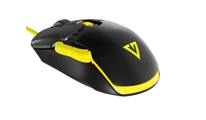 Volcano Jager must optiline juhtmega hiir