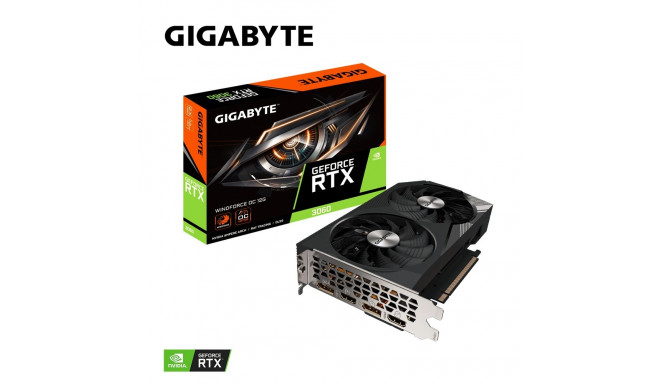 Gigabyte videokaart GeForce RTX 3060 Windforce OC 2.0 12GB GDDR6 192bit