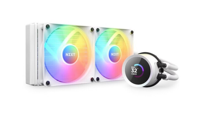 CPU Watercooling Kraken 240 RGB LCD white