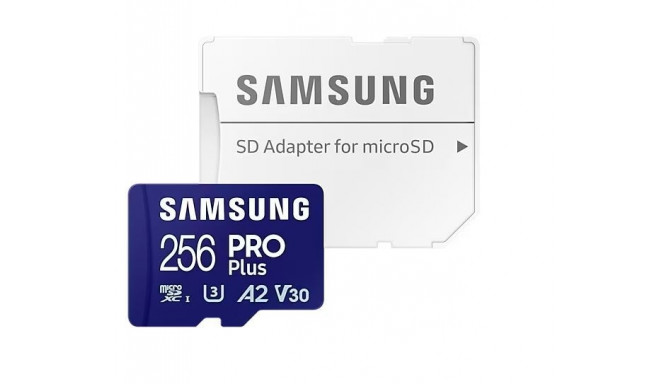 Memory card microSD PRO Plus MD-MD256SA/EU + adapter
