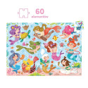 Puzzle 60 pieces Magic puzzle - Mermaids