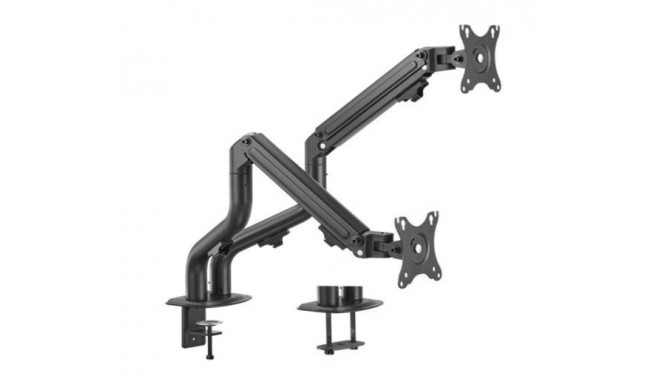 Adjustable desk 2-display mounting arm (tilting), 17 inches -32 inches, up to 8 kg