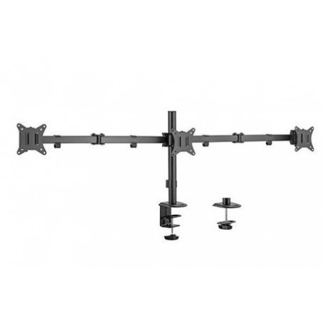Product Title: Triple Monitor Desk Mount – Full Motion Adjustable 3-Display Arm for