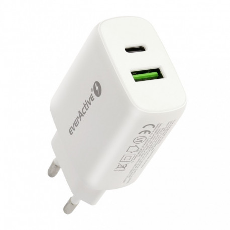 Product: Dual Port Wall Charger (USB-A & USB-C)
Specifications: 25
