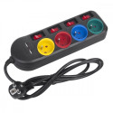 Power strip 4 sockets 2xUSB Maclean MCE229B