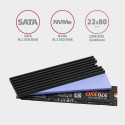 Axagon jahutusradiaator CLR-M2L3 Passive ALU 3mm