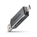Axagon memory card reader USB SD/microSD USBA+ (CRE-DAC)