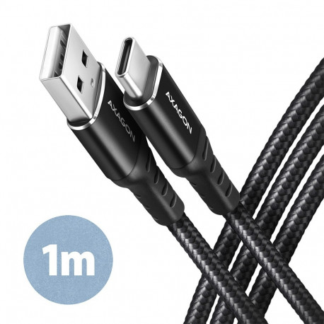 AXAGON BUCM-AM10AB USB-C to USB-A cable, 1m