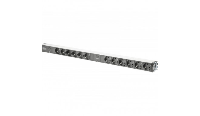 The DIGITUS DN-95405 is a 1U Rack Mount Power Distribution Unit (PDU) designed for 