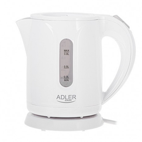 Adler veekeettja 0,8l AD 1371w, valge