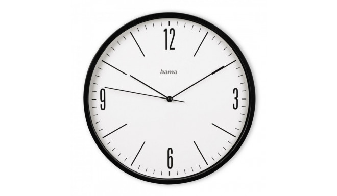 Wall clock Hama Elegante black