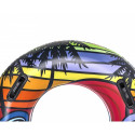Swimming ring with handles 91 cm mix: Waves, Palms