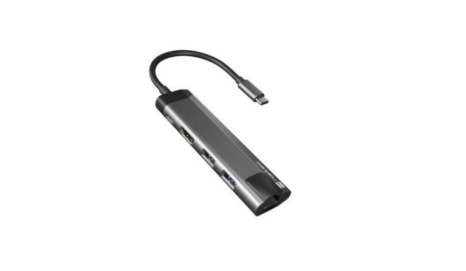 Mitme pordiga Fowler Go USB-C PD, 2x USB 3.0