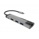 Multi Port Fowler Go USB-C PD, 2x USB 3.0